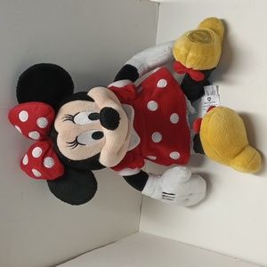 Minnie Mouse Plush "Red' medium 11 1/2"